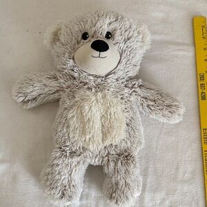 Adorable Fluffy Teddy Bear - Cream and Gray